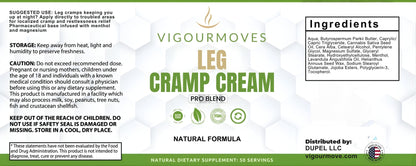 Leg Cramp Relief Cream